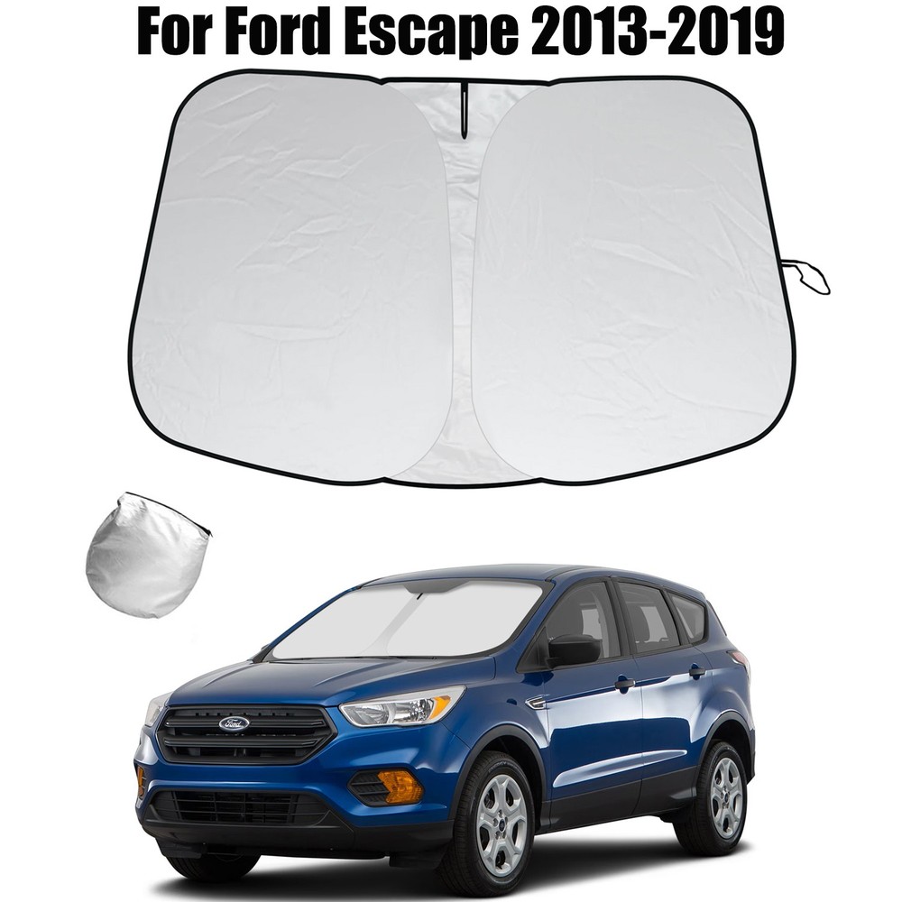 For Ford Escape 2013-2019 Car Windshield Sunshade Rays Block Foldable Protector