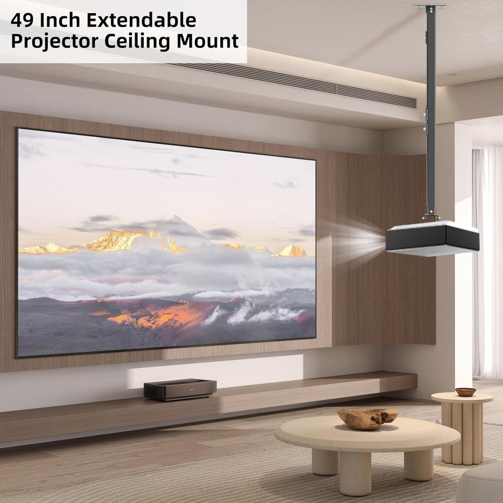 Extendable Projector Ceiling Bracket - Height Adjustable