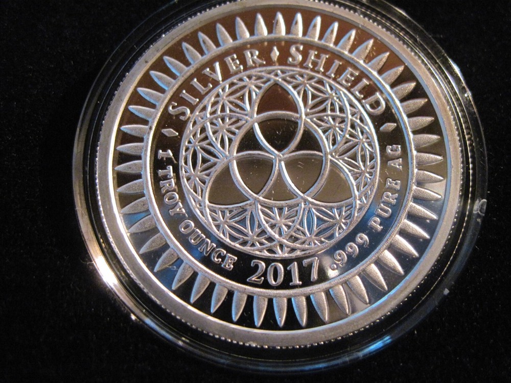 2017 DOLLAR DRAGON PROOF SILVER SHIELD