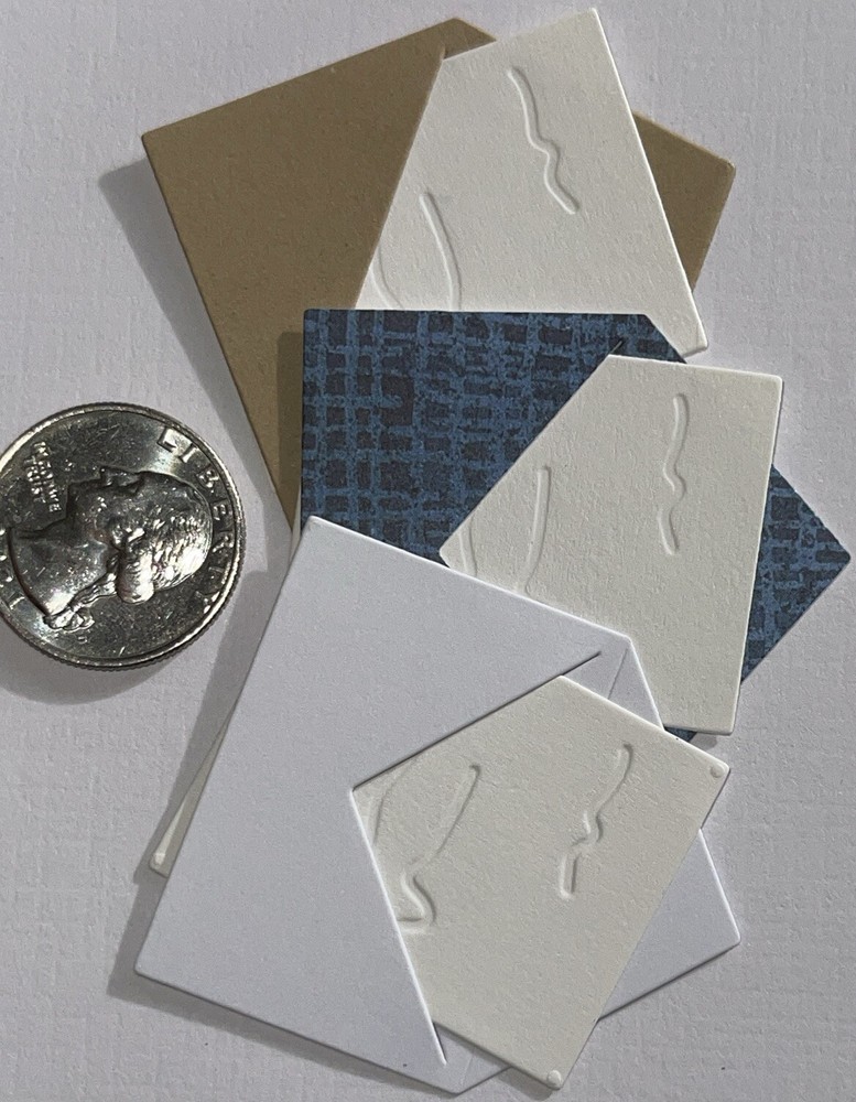 MAKE A MINI NOTE Die-Cut Set(6pc) Present•Christmas •Birthday•Special Occasion