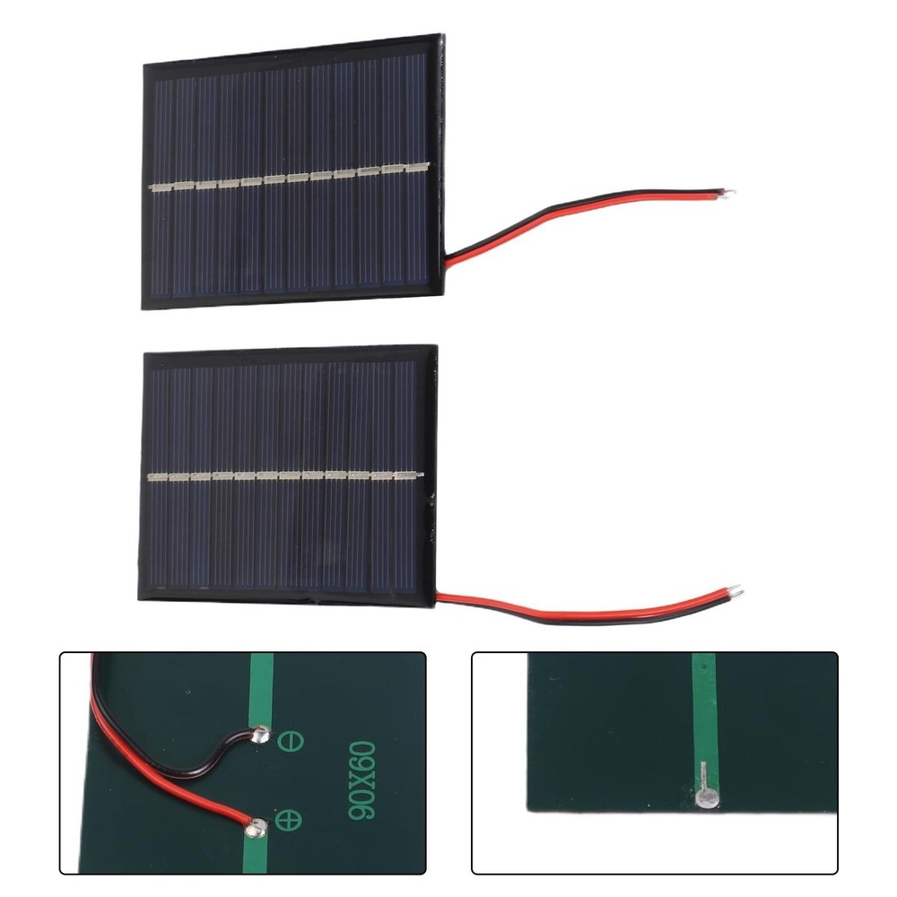 Efficient 6V Solar Panel with 15CM Cable for Various For DIY Applications