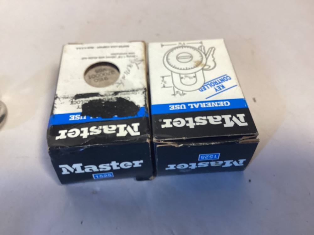 2 NOS Master #1252 combination padlocks