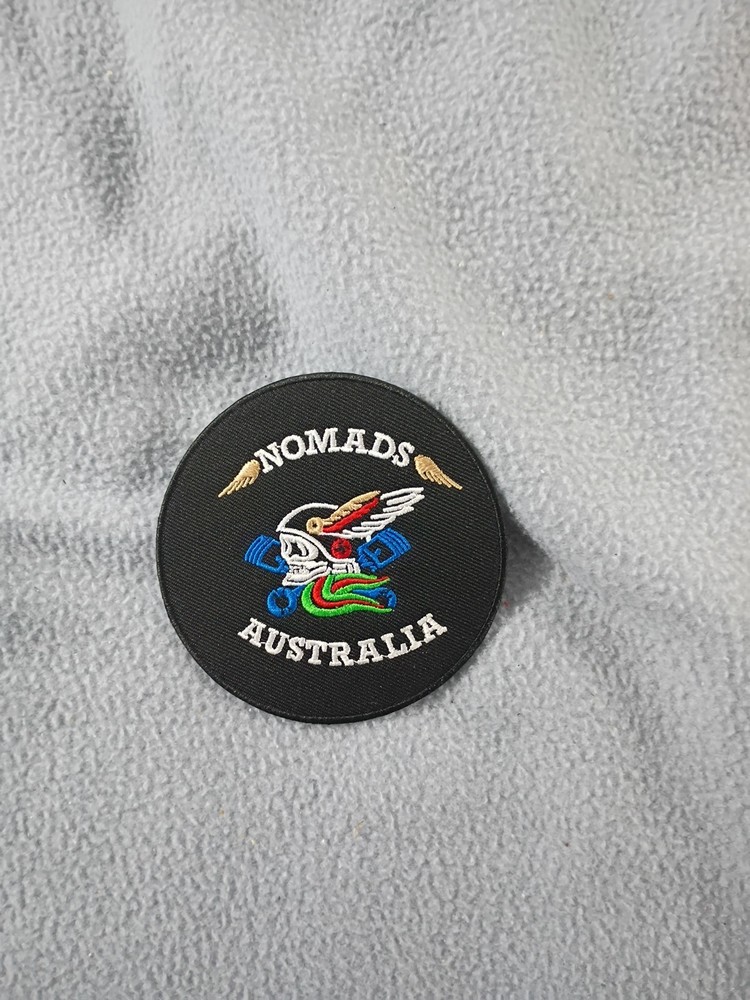 Nomads Australia M C 3.5"  PATCH Iron-on