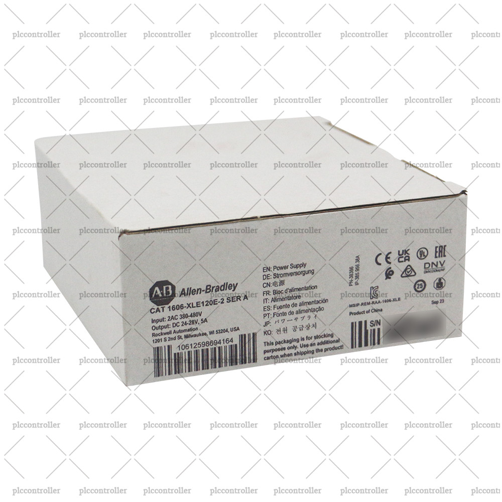 Brand New Allen Bradley 1606-XLE120E-2 Essential Power Supply Input 380-480V