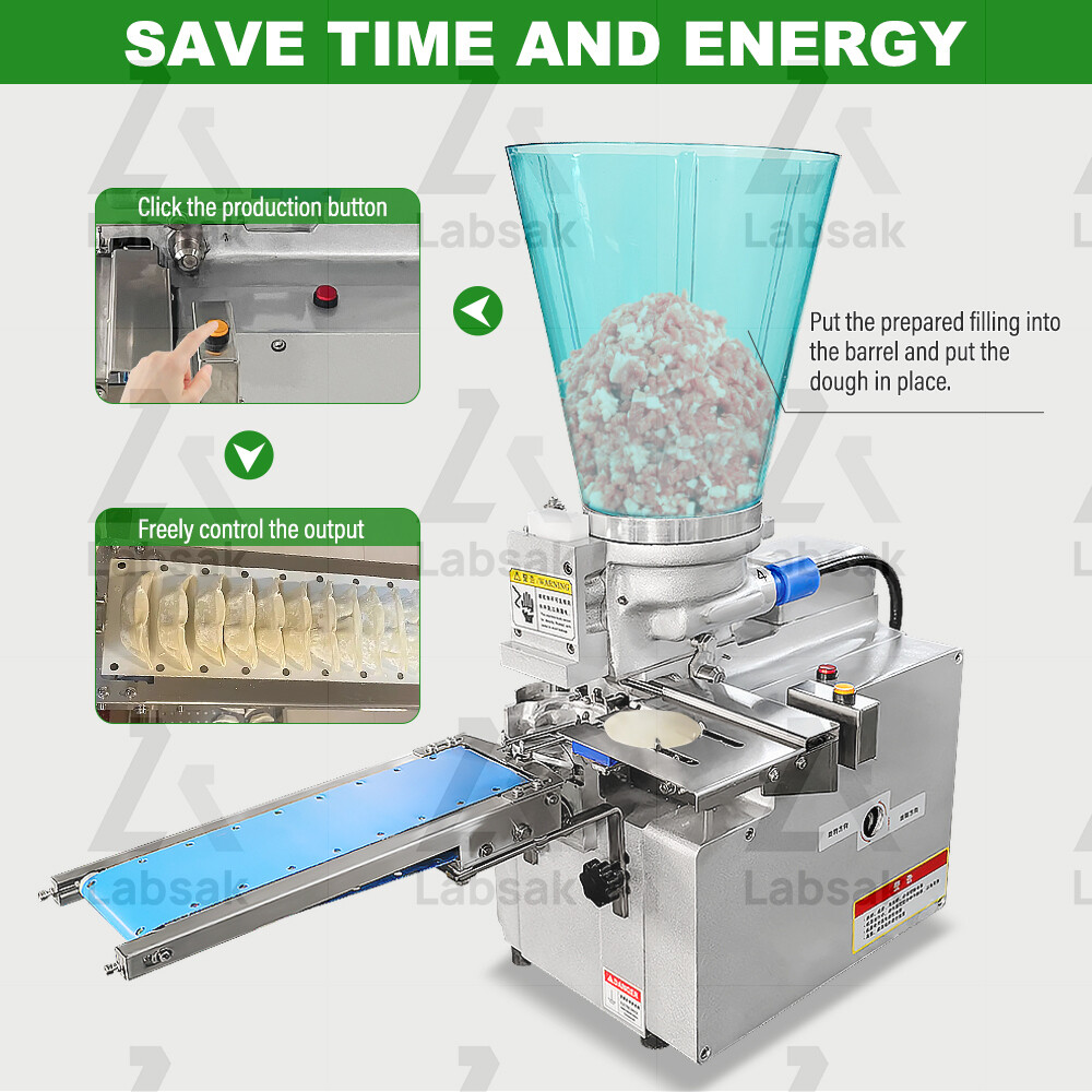 Fried Dumplings Maker Semi-Automatic Samosa Gyoza Dumpling Making 1500PC
