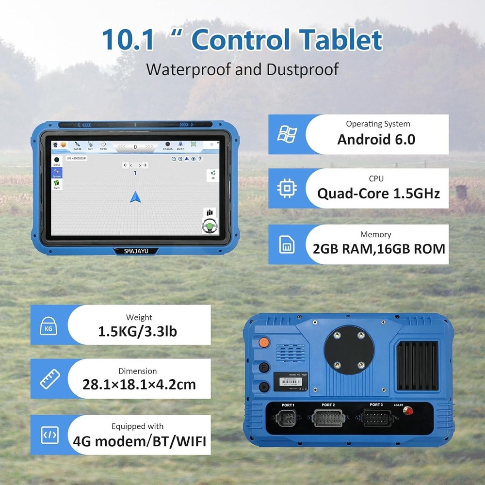 SMAJAYU Auto Steering System RTK GPS Guidance Equipment System