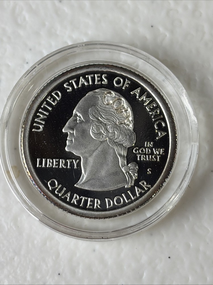 2004-S WASHINGTON DC QUARTER PROOF SILVER CLAD COPY RARE