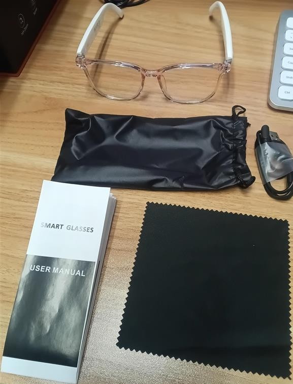 smart glasses with wireless headset