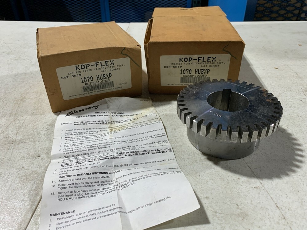 Kop Flex 1070 HUBXP Grid Flex Gear Coupling Hub NOS