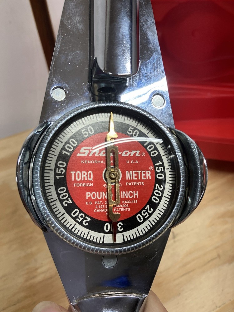 Snap On 3/8” Drive Torqometer With Working Light