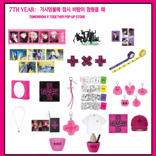 [OFFLINE] TOMORROW X TOGETHER ‘7TH YEAR: 가시덤불에 잠시 바람이 멈췄을 때’ POP-UP OFFICIAL MD