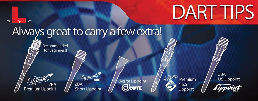 Premium Black Lippoint Soft Tip Points – 60 Count Regular Length 2BA Thread