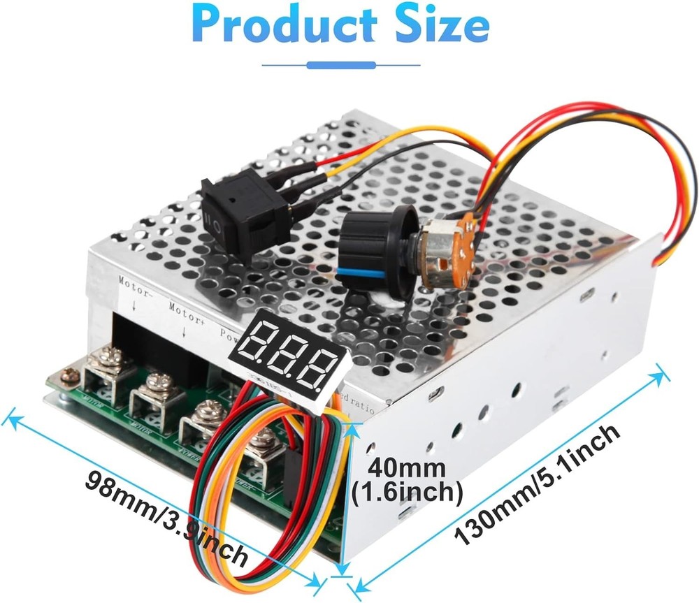 Motor Speed Controller with Forward-Brake-Reverse