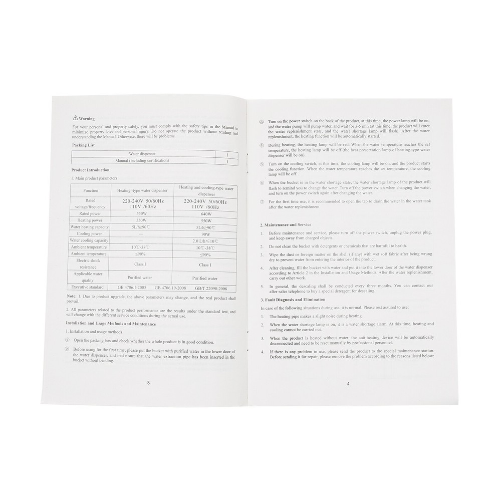 Bottom Loading Hot & Cold Water Cooler Dispenser with User-Friendly Design