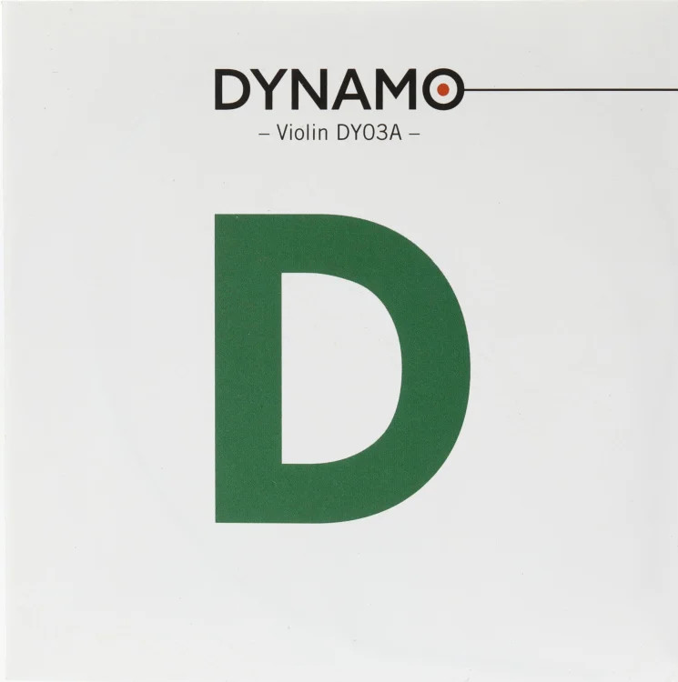 Thomastik-Infeld DY03A Dynamo Silver-wound Violin D String - 4/4 Size