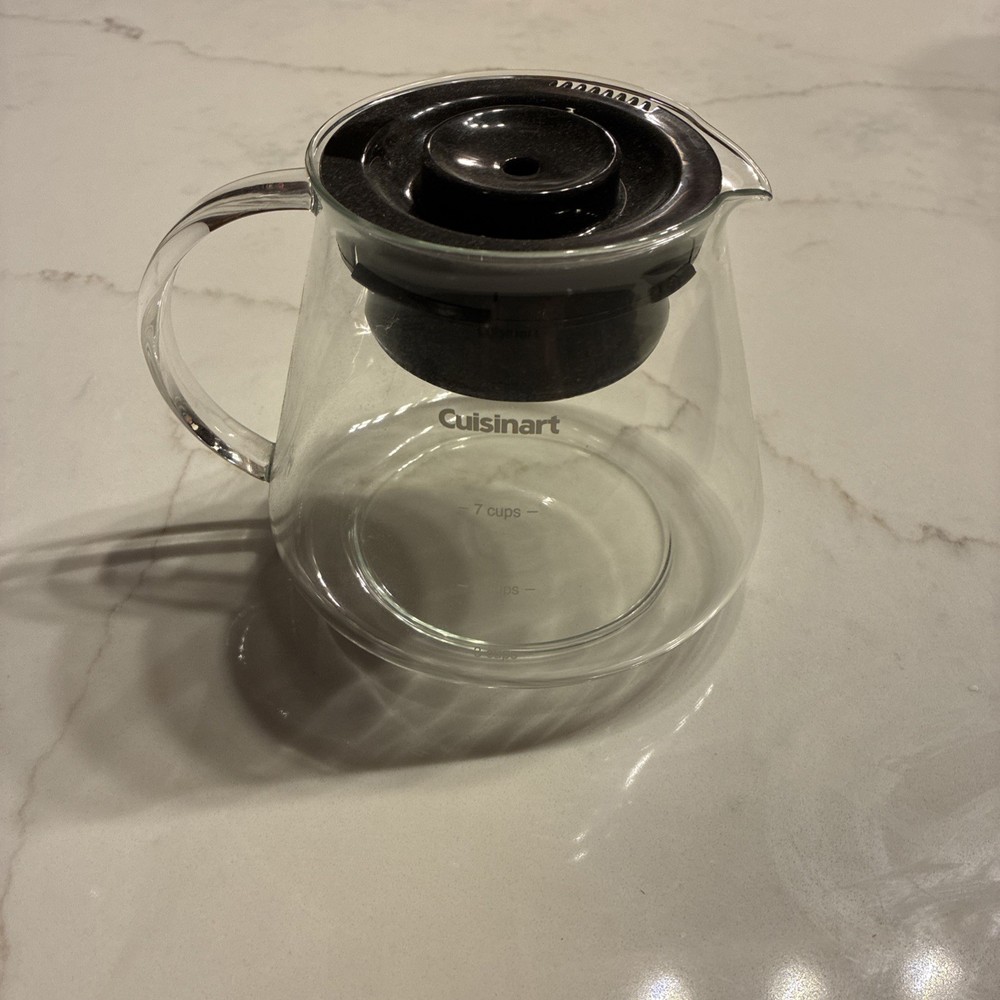 Cuisinart Cold Brew DCB-10 Automatic Coffeemaker Complete 7-Cup Silver Black