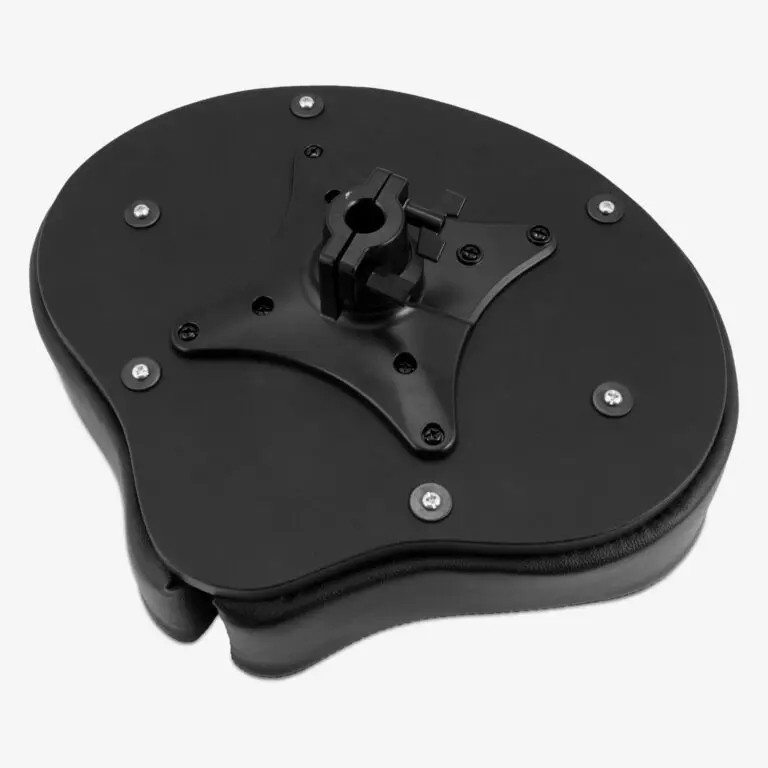 AHEAD Spinal-G Drum Throne, 4 Leg Base, Leopard Saddle