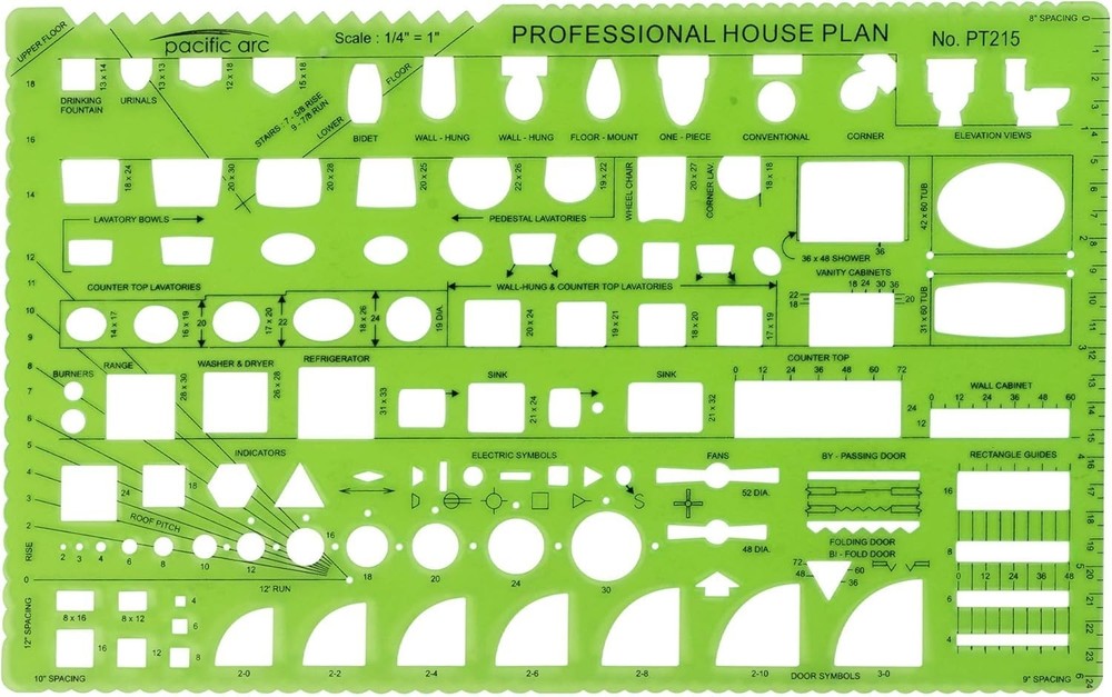 Comprehensive Plastic House Plan Template for Architects - Mobile & Versatile