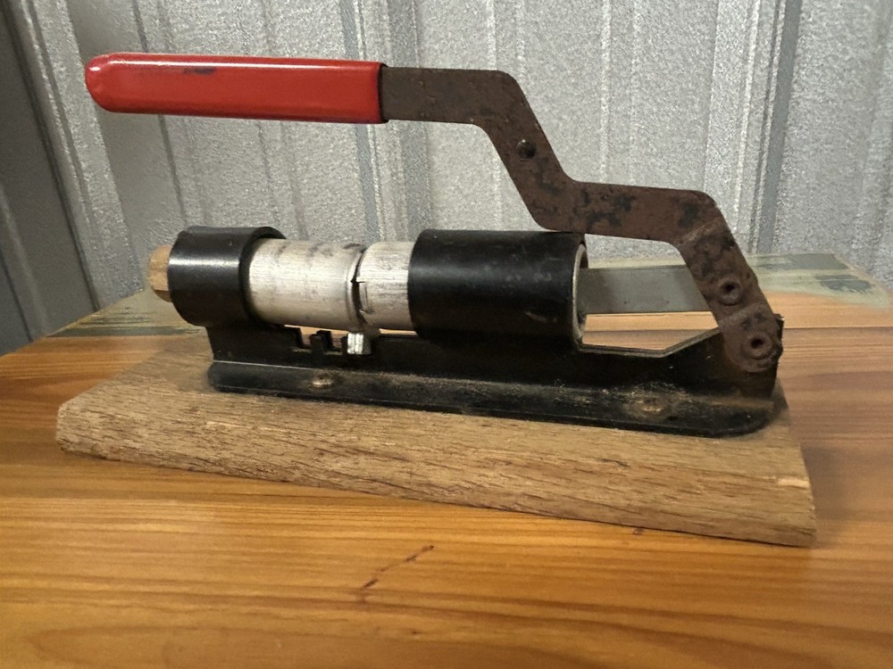 Vintage Heavy Duty Nut Cracker Lever Style Farm Tool Rustic