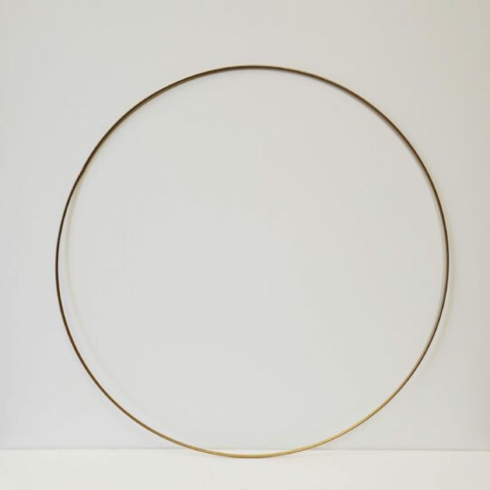 Gold Color Metal Wreath Frame