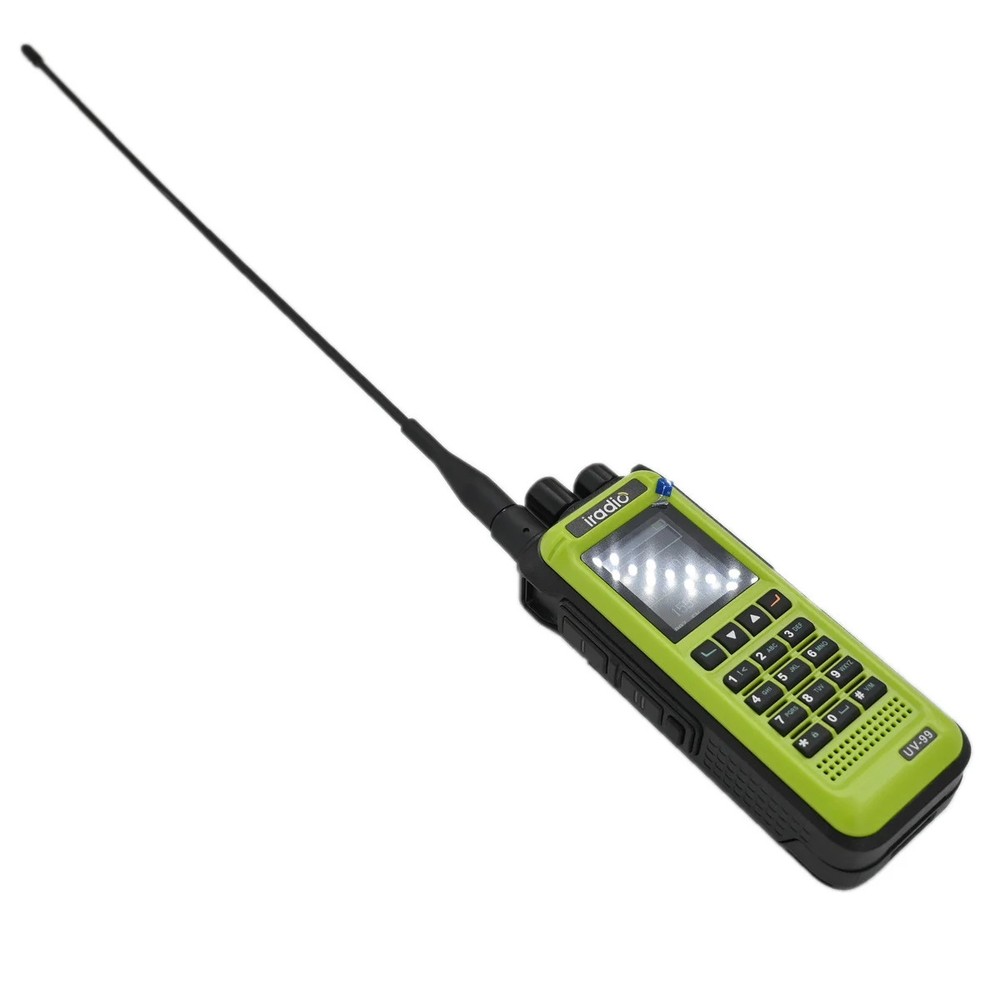 UV99 Protable Transceiver Green 20W Long Range Waterproof Type C AM FM Intercom