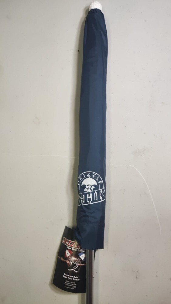 Drizzle Stik Golf Bag Umbrella - Navy Blue & White