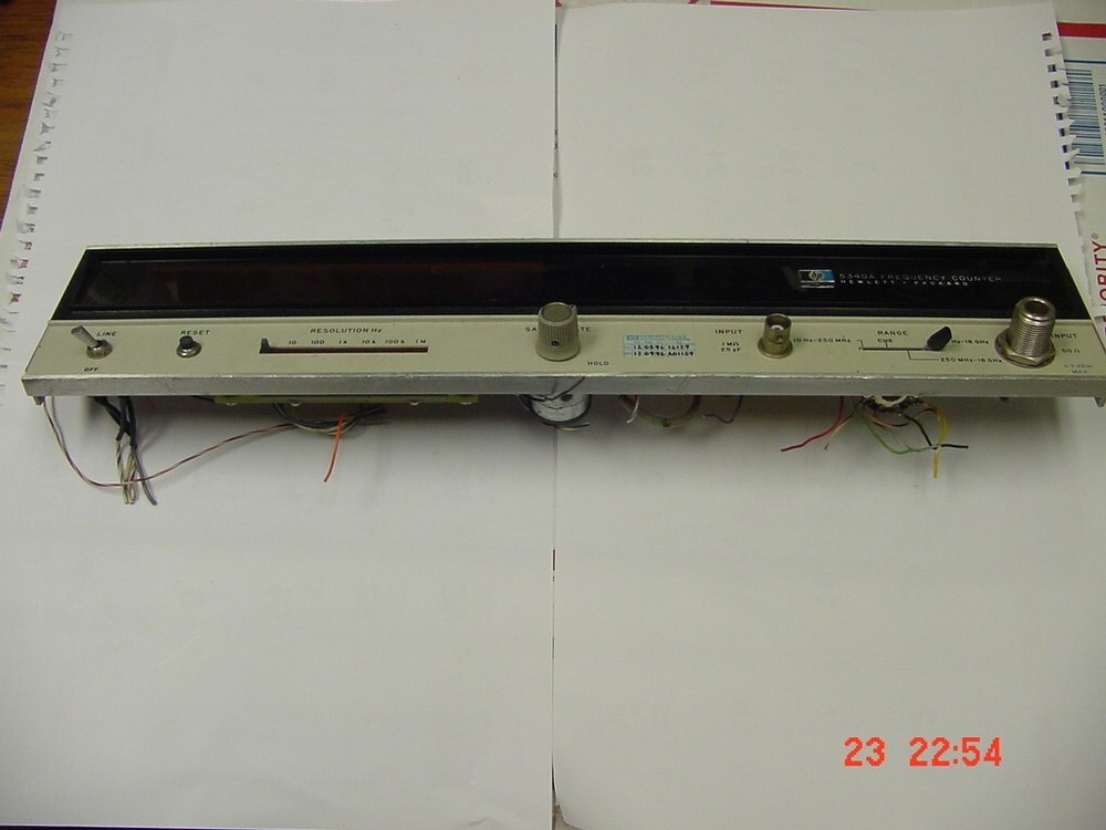 HP 5340A Frequency Counter Board 05340-60001 With Front Control Panel