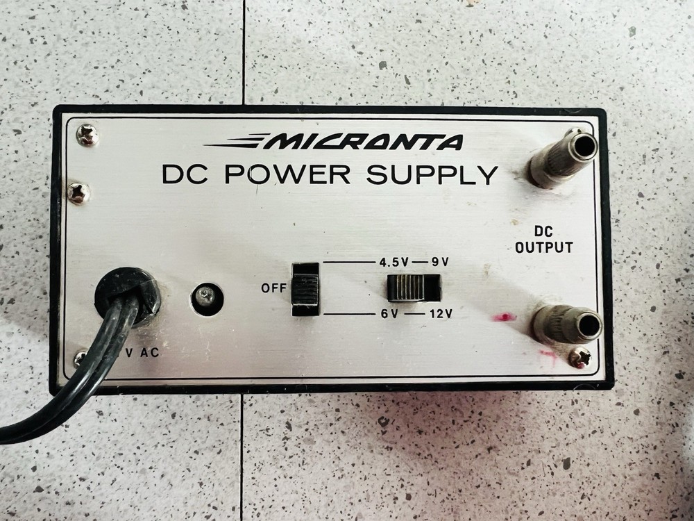 Vintage Micronta Variable DC Power Supply Tested Works