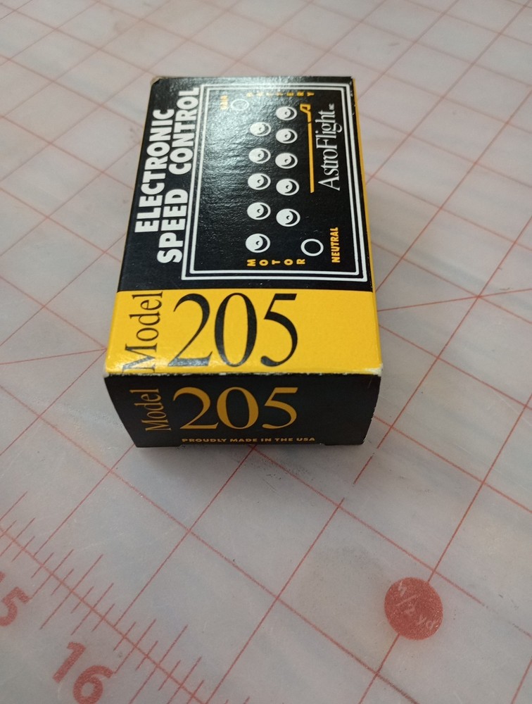 Astro Flight Model 205 Electronic Speed Controller Vintage Brushed
