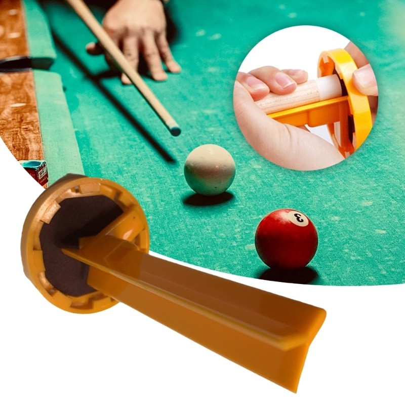 Ergonomic Pool Cue Tip Shaper Tool Multifunctional Billiard Sharpener Tool
