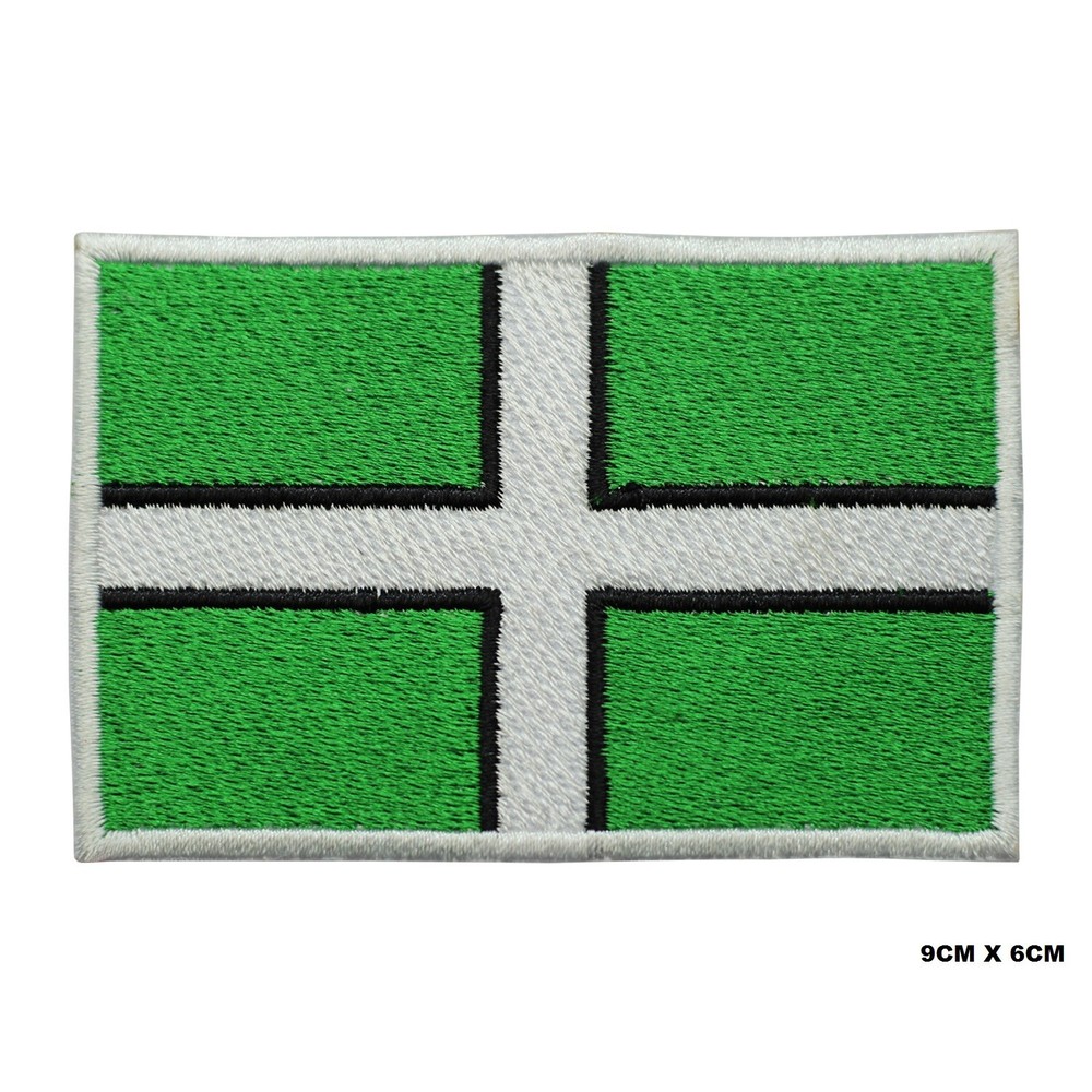 Devon County Flag Embroidered Patch Iron/Sew On Patch For Clothes