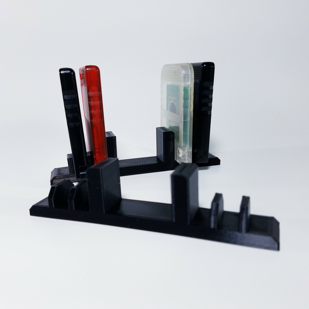 Vertical Stand with Memory Card Holder PS2 Slim Console 3D Printed PlayStation 2