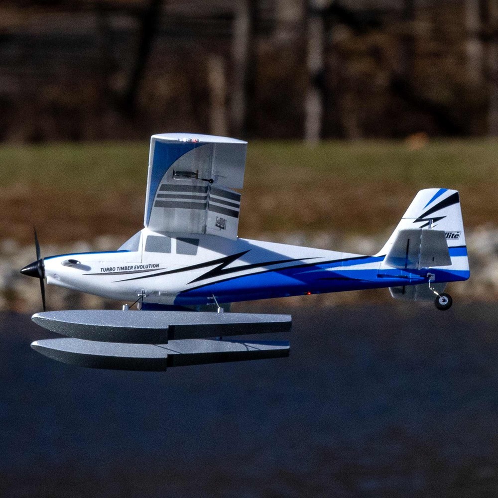 E-flite RC Airplane UMX Turbo Timber Evolution BNF Basic with AS3X and SAFE
