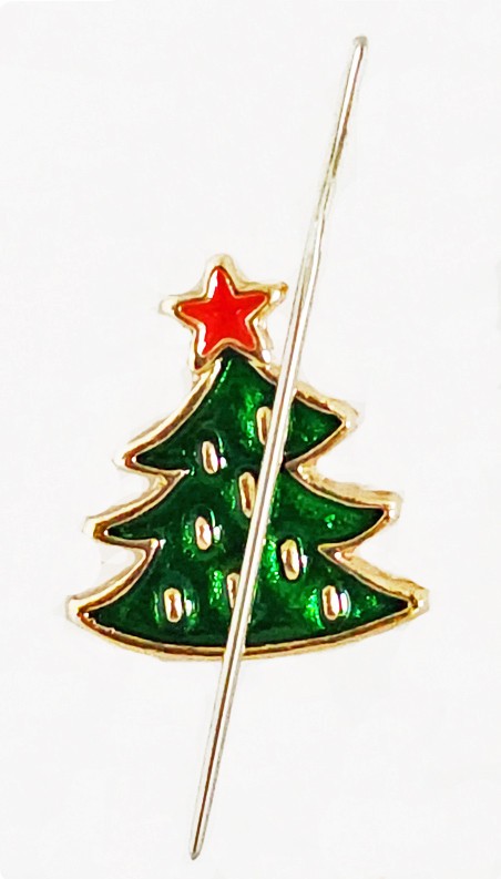 MINI CHRISTMAS TREE Magnetic Needle Minder by Canvas Bling