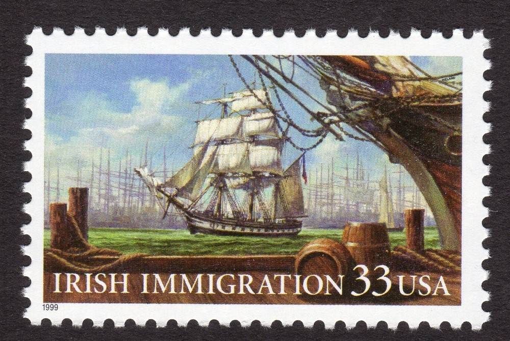 Scott #3286 Irish Immigration Single Stamp - MNH