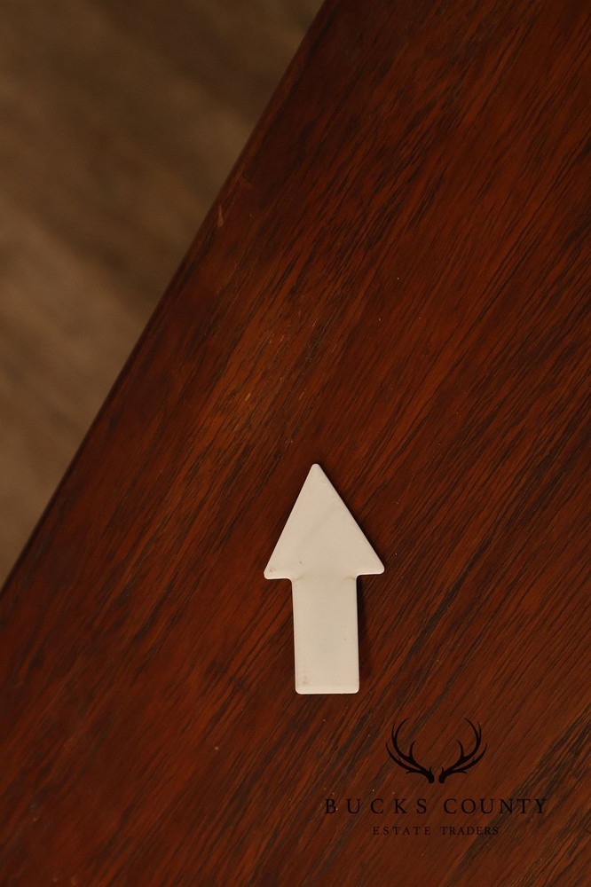 Arne Vodder Attributed Danish Modern Teak Drop Leaf Desk