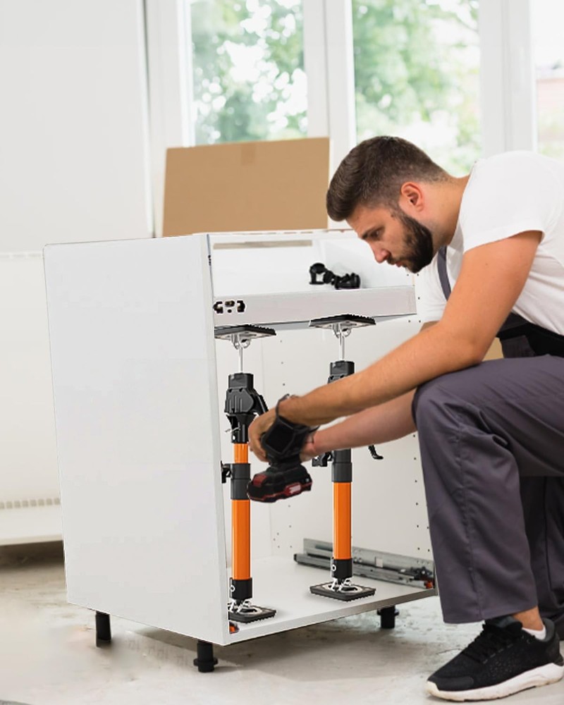 Cabinet Jack Pole, 15.8" - 23.6 inches Third Hand Tools Adjustable Pole, 3rd ...