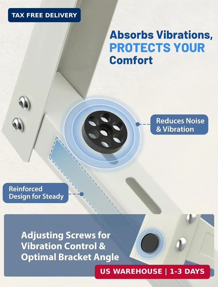 Mini Split Wall Mounting Bracket, Mini Split Brackets for Outside for 6000-36000