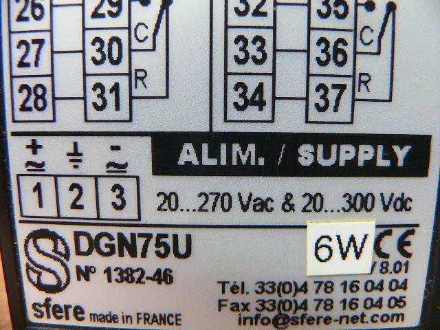 Stere Dgn75u Digital Process Indicator