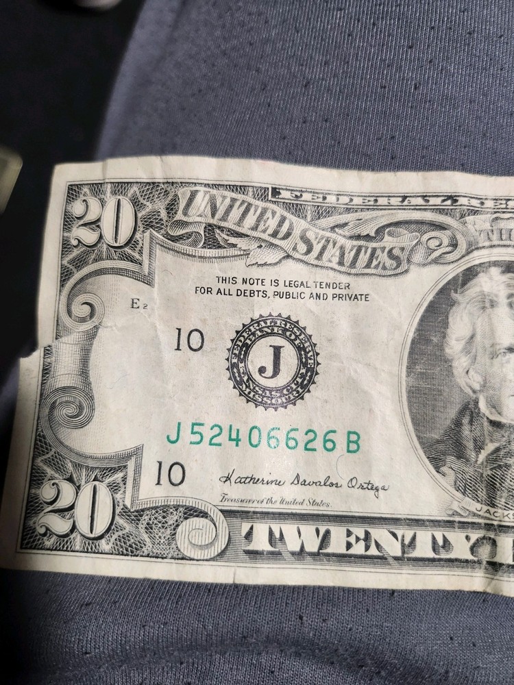 1985 Twenty Dollar Bill