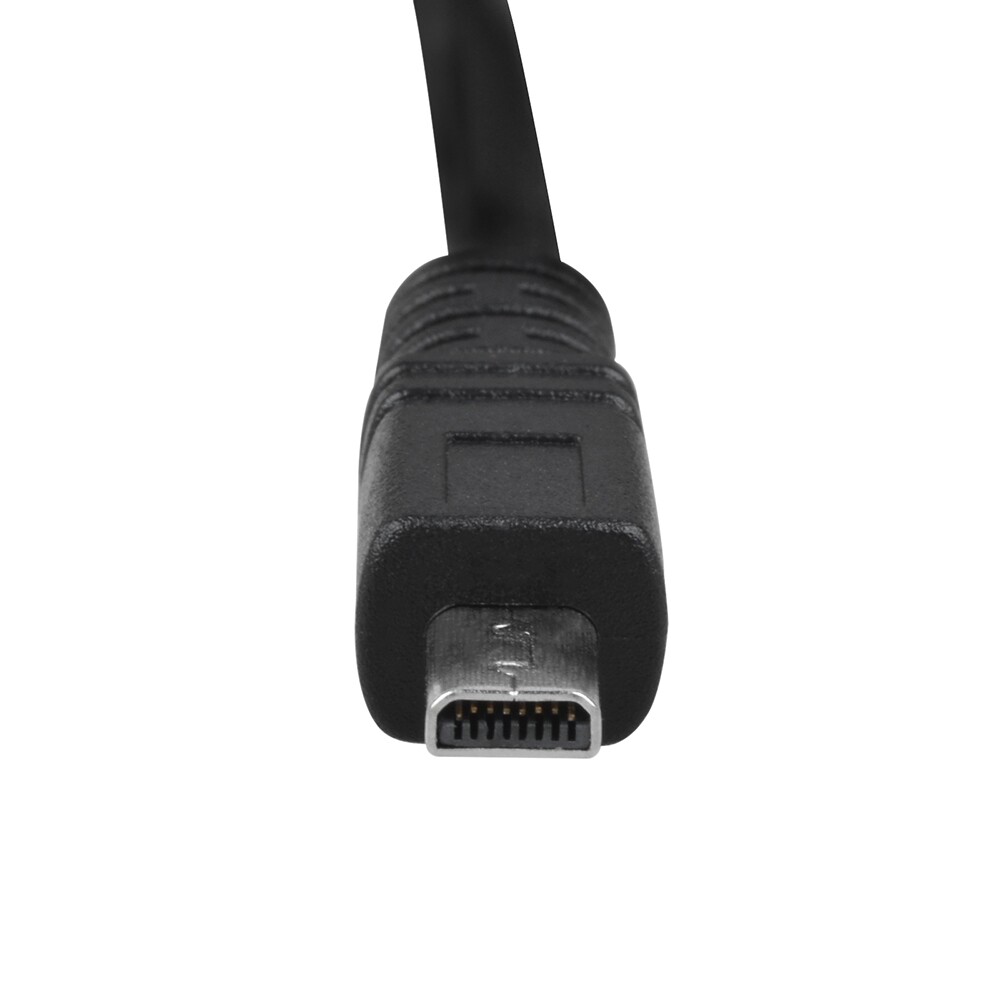 Black USB PC Charger + Data SYNC Cable Cord for Sanyo CAMERA Xacti VPC-E1600TP