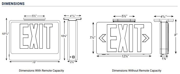 Patriot Lighting Exit Light