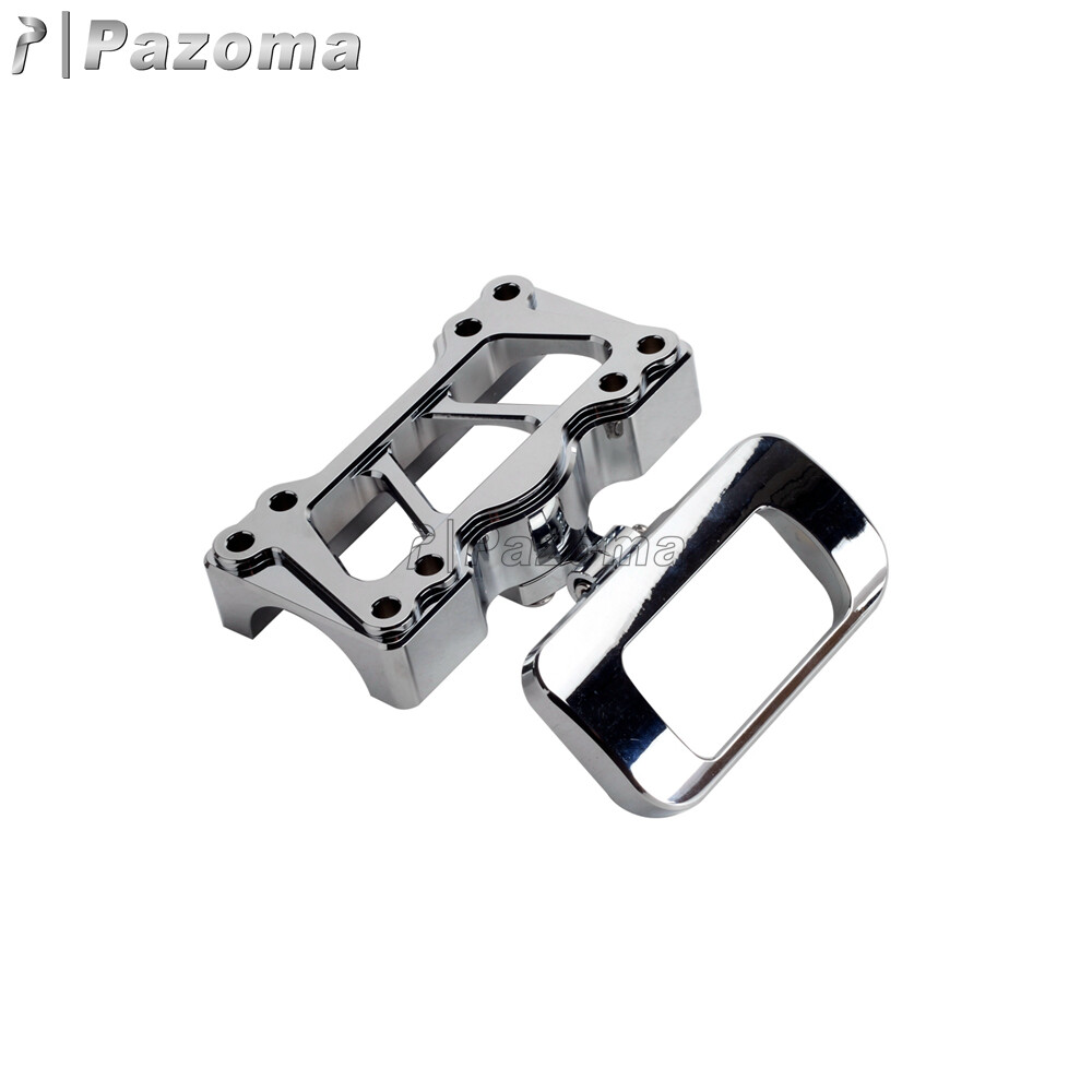Motorcycle Speedometer Relocation Mount Bracket Gauge Holder For Harley Softail