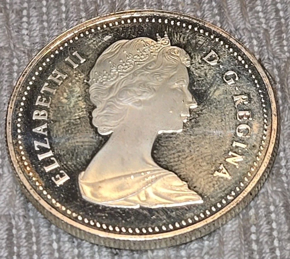 1982 Canadian Regina 100th Centennial Proof Silver Dollar