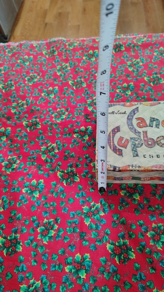 Vintage small Candy Cupboard chocolates patchwork cardboard box empty