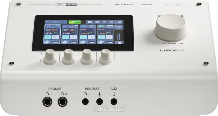 Yamaha URX44 USB-C Audio Interface - White