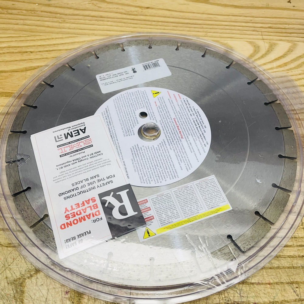 DELUX CUT 70499  HIGH  SPEED SEGMENTED BLADE 14"