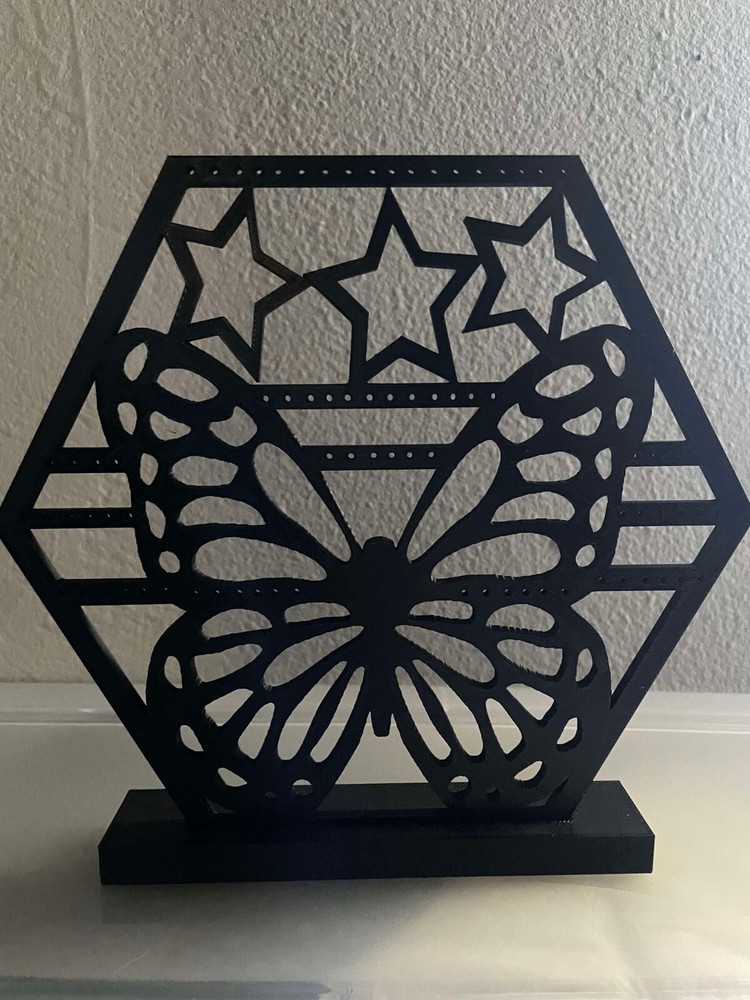 Cute Butterfly Star Earring Display Stand