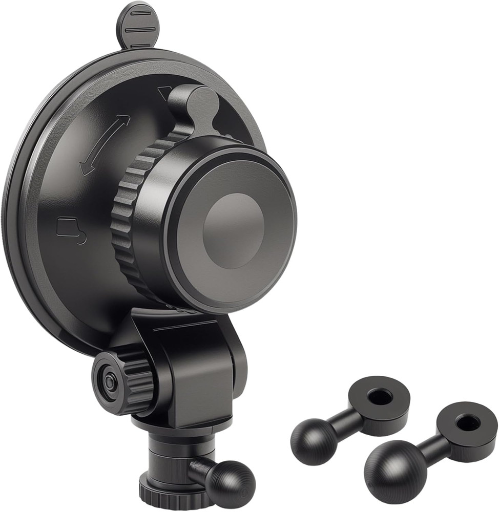 Universal Suction Cup Mount for Garmin Dash Cam Mount,Small Reusable Adjustable