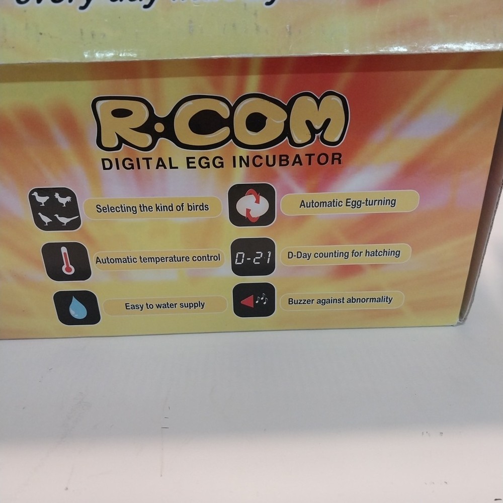 R-Com Digital Egg Incubator DX-8800XP + Inserts Nob